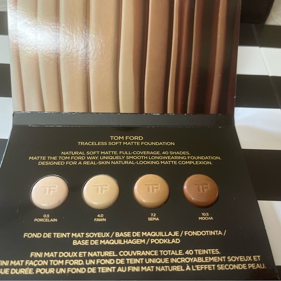 New!Tom Ford Soft Matte Foundation Samples:Hyarulonic Acid &but C & Microspheres - Picture 10 of 15